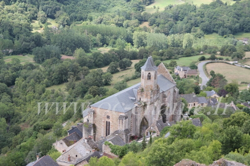 l'église st jean de Najac vu de la forteresse